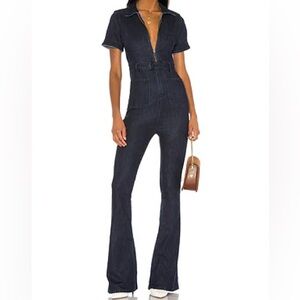 The WeWoreWhat Jumpsuit in dark wash xs